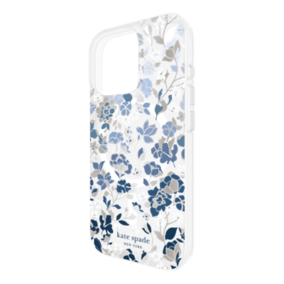 kate spade new york Print Case MagSafe for Apple iPhone 16 Pro - Flowerbed Blue-slide-3