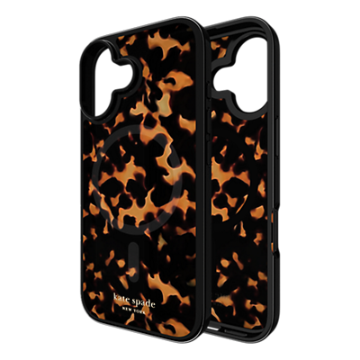 Kate Spade New York Case with MagSafe for Apple iPhone 17 Pro - Tortoise, front view, front view-slide-0
