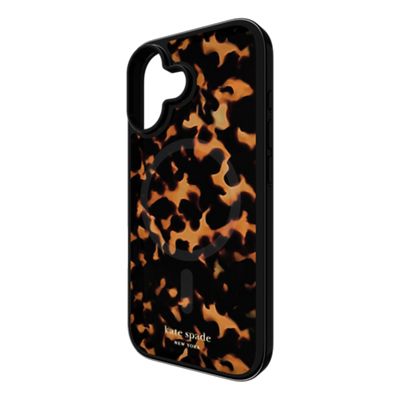 Kate Spade New York Case with MagSafe for Apple iPhone 17 Pro - Tortoise, left view, left view-slide-3