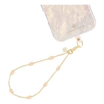 Kendra Scott-Kendra Scott Emilie Rose Quartz Phone Charm-slide-0