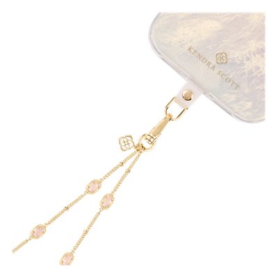 Kendra Scott-Kendra Scott Emilie Rose Quartz Phone Charm-slide-1