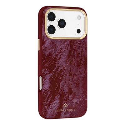 Kendra Scott MagSafe Case for iPhone 18 Pro Max/17 Pro Max - Cherry Lacquer, left view, left view-slide-3