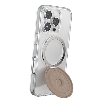 PopSockets Kick-out Grip for MagSafe - Latte-slide-2