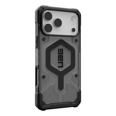 UAG Pathfinder Clear MagSafe Case for Apple iPhone 18 Pro Max/17 Pro Max - Clear, left view, left view-slide-3