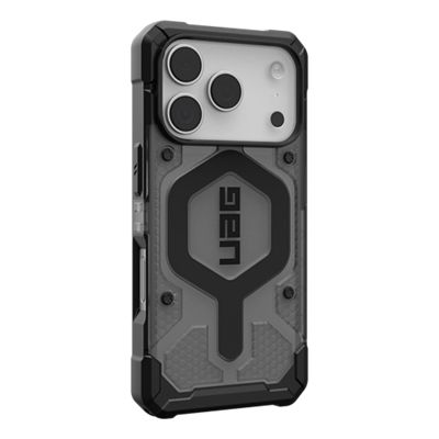 UAG Pathfinder Clear MagSafe Case for Apple iPhone 18 Pro/17 Pro - Clear, left view, left view-slide-3