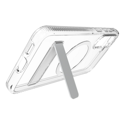 ZAGG Case Kickstand and Magnet for Samsung Galaxy S25 FE - Clear-slide-2