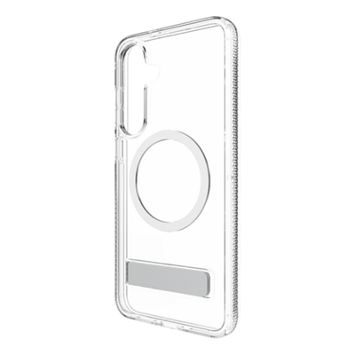 ZAGG Case Kickstand and Magnet for Samsung Galaxy S25 FE - Clear-slide-3
