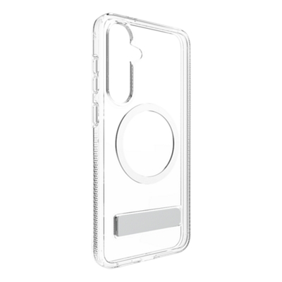 ZAGG Case Kickstand and Magnet for Samsung Galaxy S25 FE - Clear-slide-1