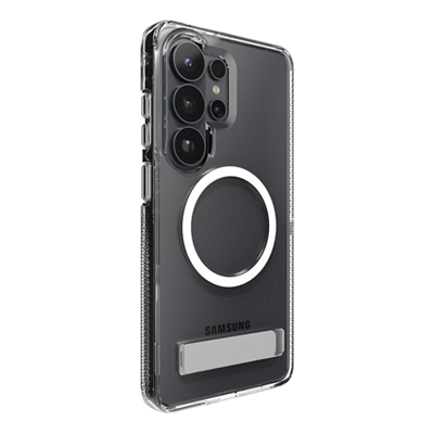 ZAGG Crystal Palace Snap w/ Kickstand Case for Samsung Galaxy S26 Ultra - Clear-slide-1