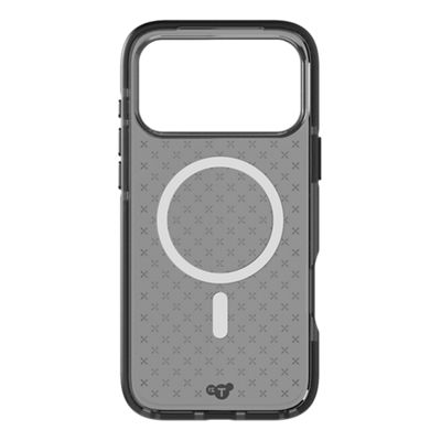 Tech21 EvoCheck Case with MagSafe for Apple iPhone 17 Pro Max - Smokey Black, back view, back view-slide-2