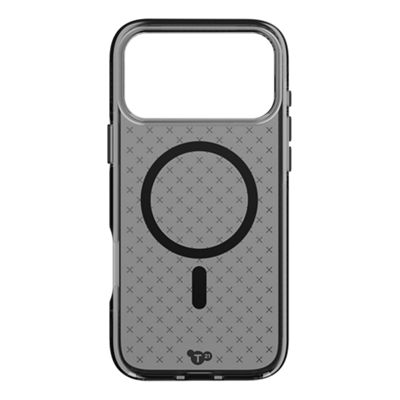 Tech21 EvoCheck Case with MagSafe for Apple iPhone 17 Pro Max - Smokey Black, front view, front view-slide-0