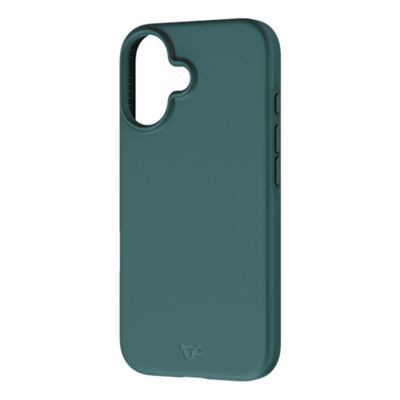 Tech21 EvoLite Case with MagSafe for Apple iPhone 16 - Green, left view, left view-slide-3