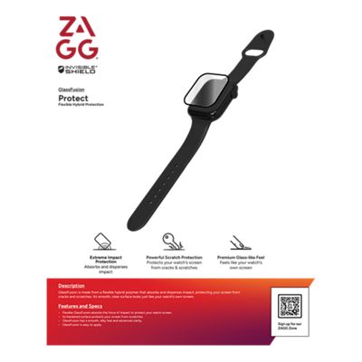 ZAGG-ZAGG XTR6 Glass Screen Protector  for Apple Watch Ultra 4/3/2/1-slide-2