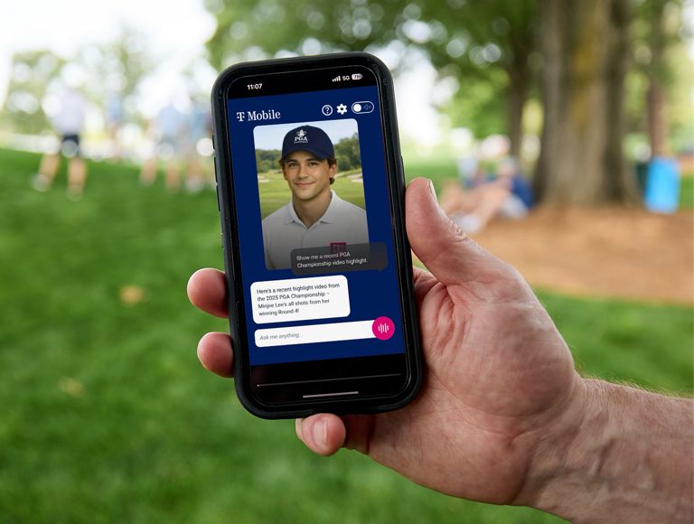 PGA Course Companion displayed on a phone screen. 