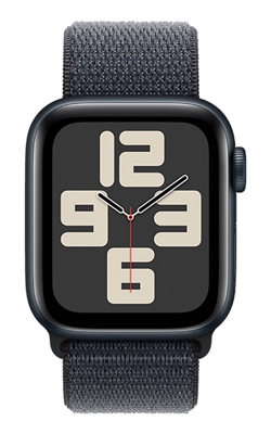 Apple Watch SE 2nd gen 40mm - Midnight Aluminum Ink Sport Loop-slide-1