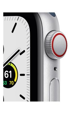 Apple Watch SE 40 mm - Al. color plata - Pulsera deportiva azul