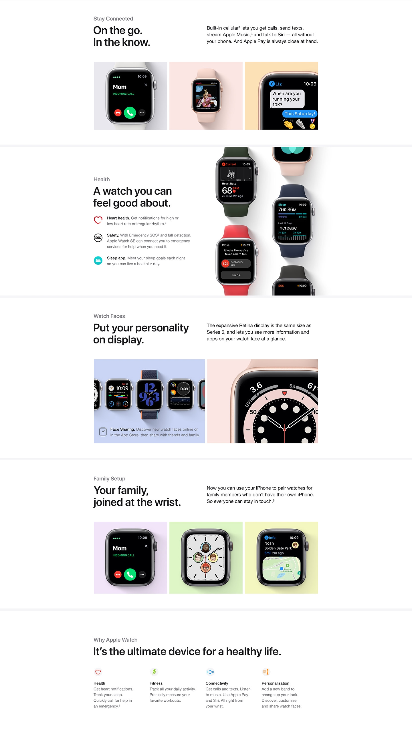 Apple Watch SE 40mm 44mm 2020 Release T Mobile