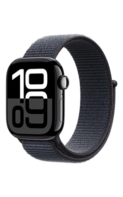 Apple Watch Series 10 42mm - Jet Black Aluminum Ink Sport Loop