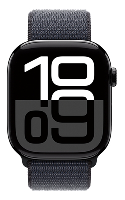Apple Watch Series 10 46mm - Jet Black Aluminum Ink Sport Loop-slide-1