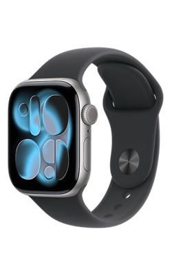 Apple Watch Series 11 42mm - Space Gray Aluminum Case Black Sport Band S/M-slide-0