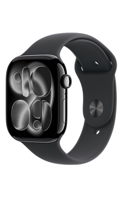Apple Watch Series 11 46mm - Jet Black Aluminum Case Black Sport Band M/L-slide-0