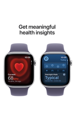 Apple Watch Series 11 46mm - Silver Aluminum Case Purple Fog Sport Band S/M-slide-1