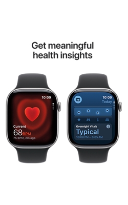 Apple Watch Series 11 46mm - Space Gray Aluminum Case Black Sport Band M/L-slide-1