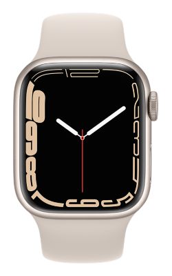 Apple Watch Series 7 45 mm - Aluminio blanco estelar - Correa blanco estelar
