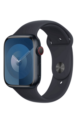 Apple Watch Series 9 45mm - Midnight Aluminum Midnight Sport Band M/L