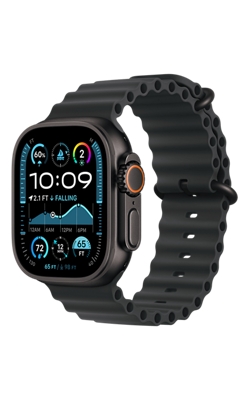 Apple Watch Ultra 2 - Black Titanium Black Ocean Band-slide-0