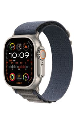 Apple Watch Ultra 2 - Titanium Blue Alpine Loop Medium v2