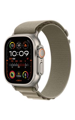 Apple Watch Ultra 2 - Titanium Olive Alpine Loop Medium
