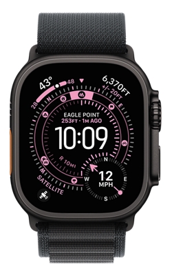 Apple Watch Ultra 3 - Black Titanium Case Black Alpine Loop Medium-slide-1