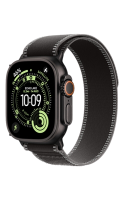 Apple Watch Ultra 3 - Black Titanium Case Black Ocean Band-slide-0