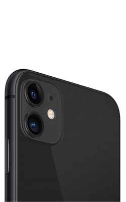 Lateral izquierdo del iPhone 11 negro