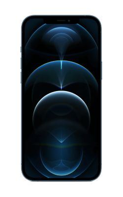 Rear View iPhone 12 Pro Max Pacific Blue