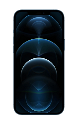 Rear View iPhone 12 Pro Max Pacific Blue