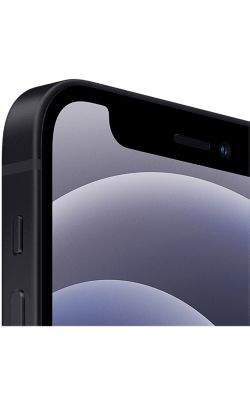 Lateral derecho del iPhone 12 mini negro