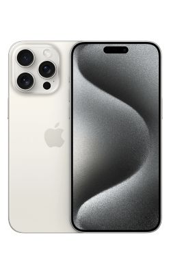 Apple iPhone 15 Pro Max - White Titanium - 1TB