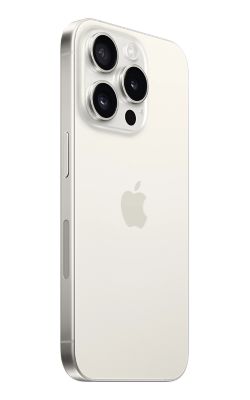 Apple iPhone 15 Pro - White Titanium - 128GB