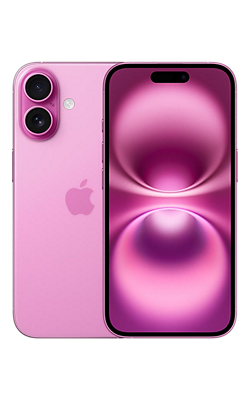 Apple iPhone 16 - Pink - 128GB, front view, front view-slide-0