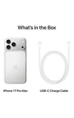 Apple iPhone 17 Pro Max - Silver - 256GB, left view, left view-slide-3