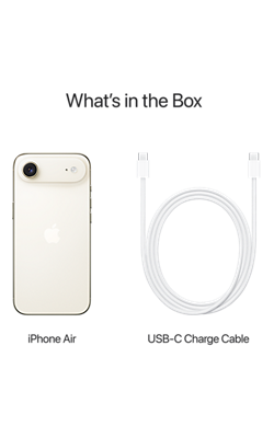 Apple iPhone Air - Light Gold - 256GB, left view, left view-slide-3