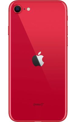 Vista trasera del iPhone SE - (PRODUCT)RED