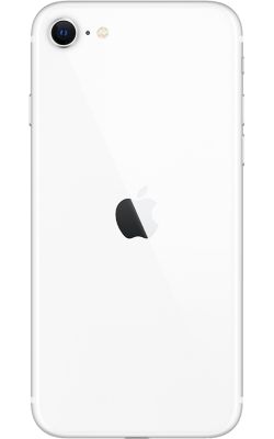 Rear View iPhone SE White