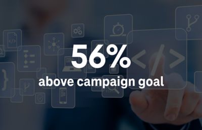 56 Percent Above Campaign Goal