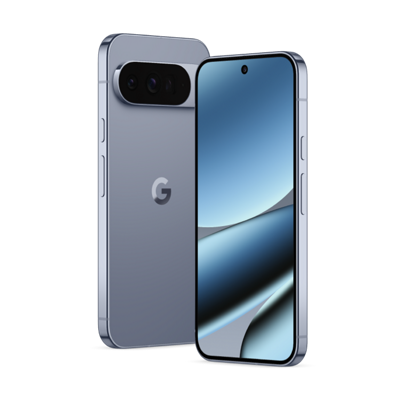Front and back of Google Pixel 10 Pro XL.