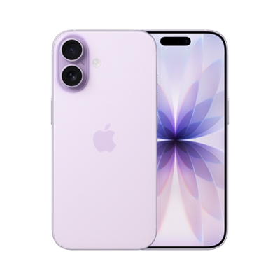 Front and Back view of Lavendar iPhone 17.