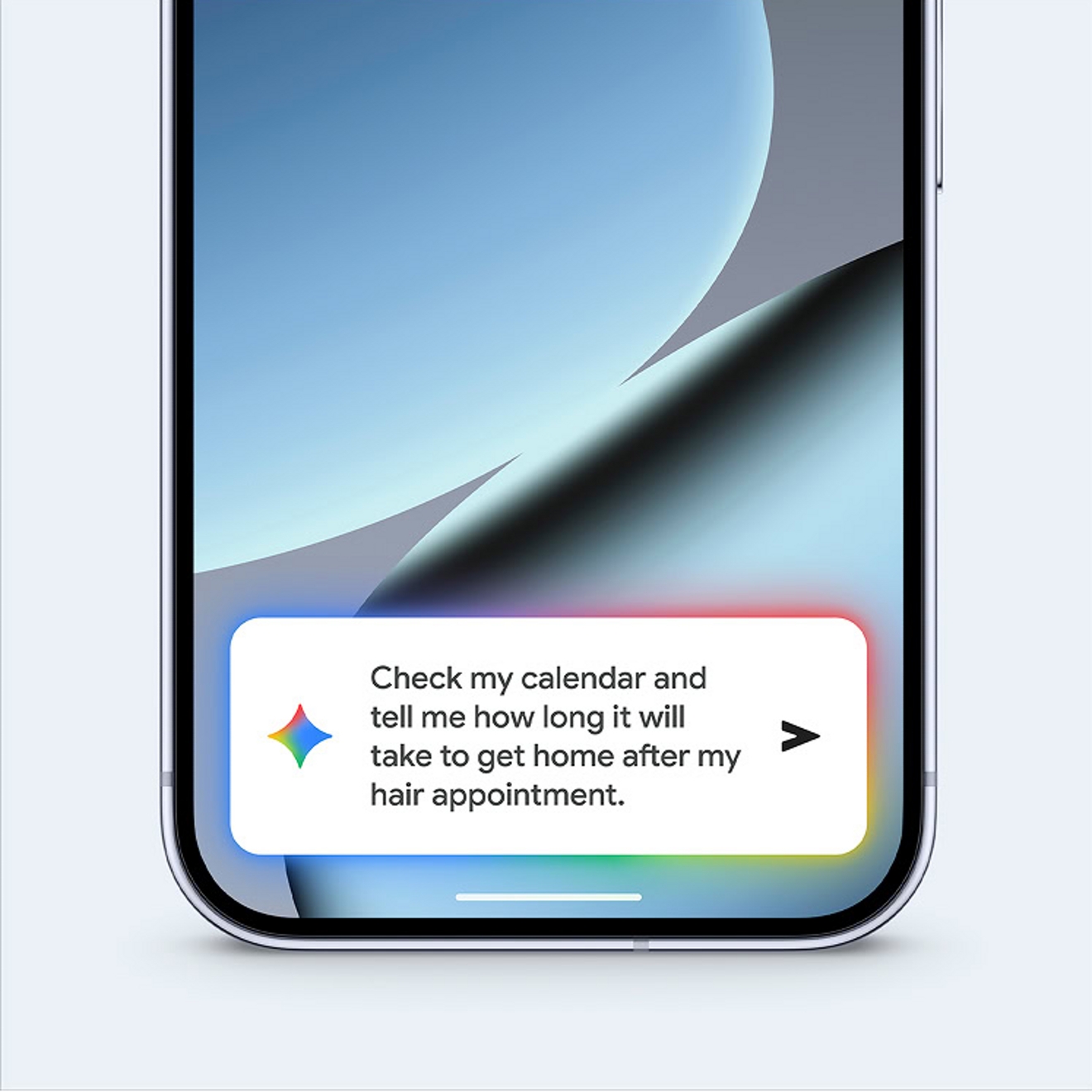 A Google Pixel 10 Pro screen displays a task given to Gemini to check a calendar for details.