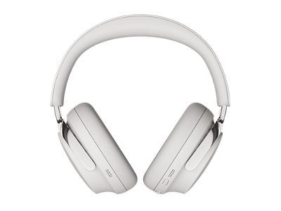 White Bose headphones